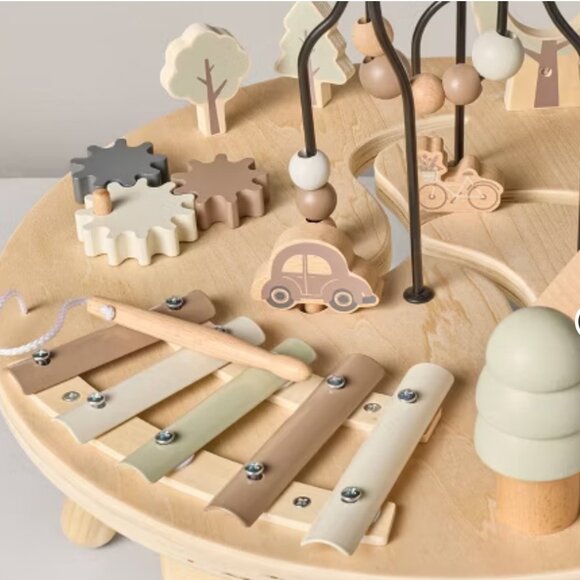 Hearth & Hand with Magnolia Kids Wood Toy Activity Play Table NEW WITH TAG - Picture 2 of 2